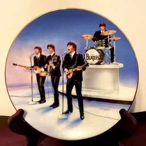 The Beatles -Live In Concert Collector Plate